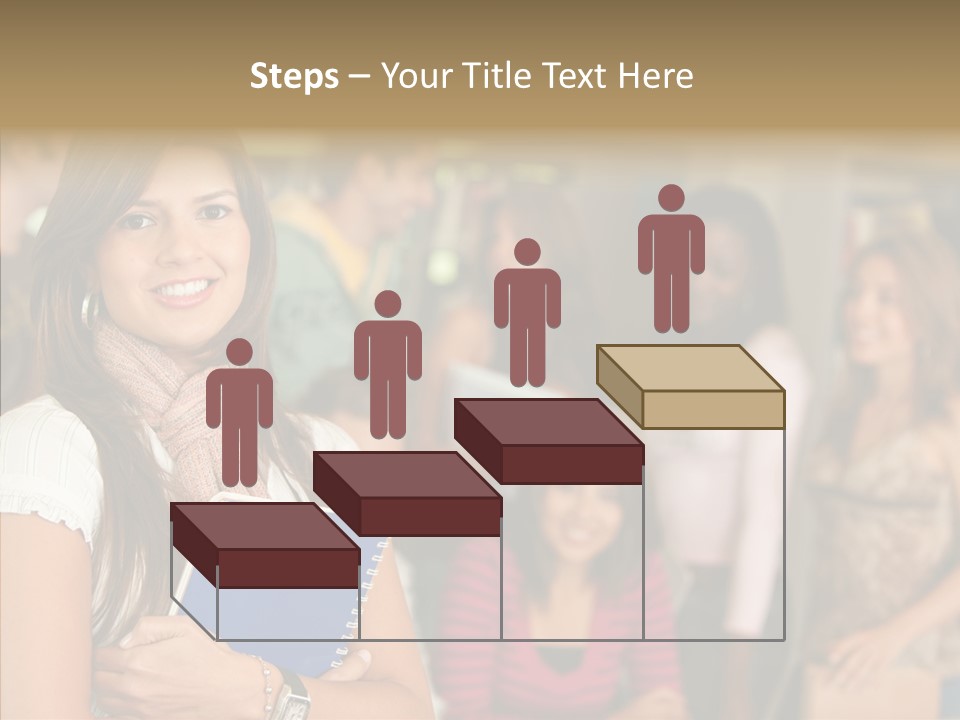 Notes Girl Friends PowerPoint Template