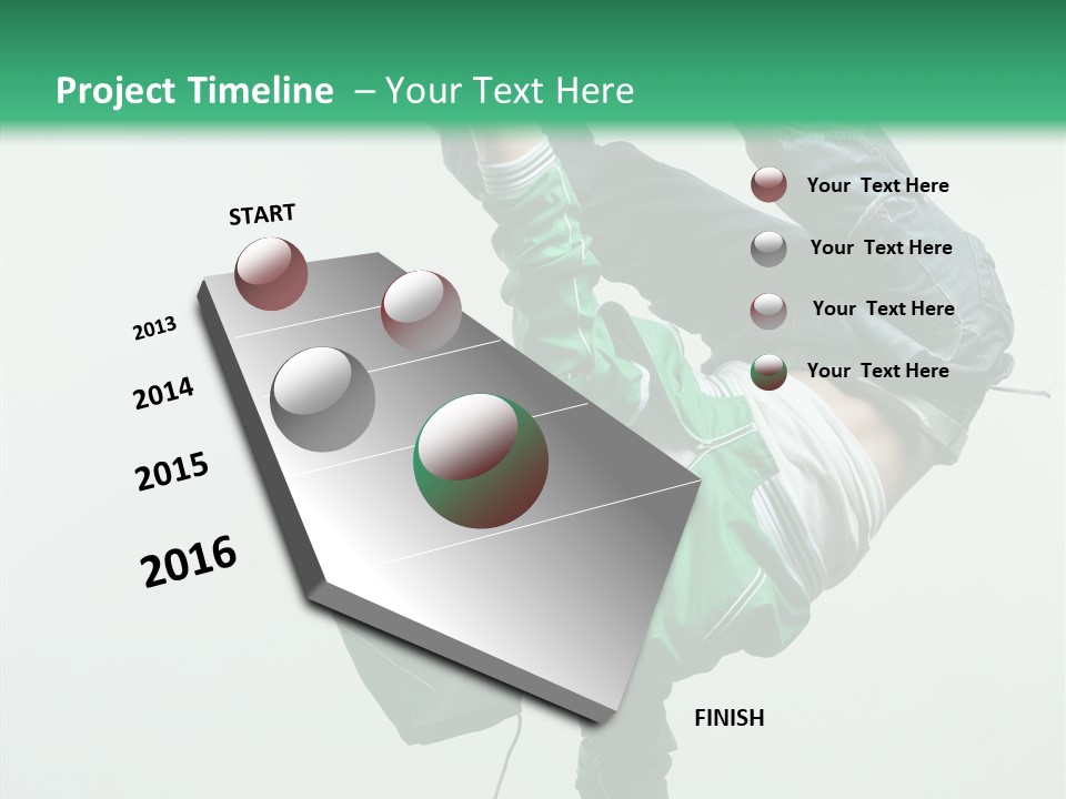 Agility Breakdance Fashion PowerPoint Template