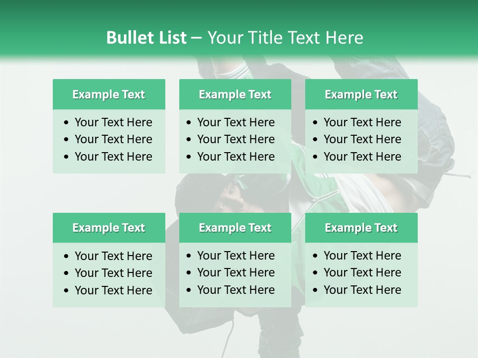 Agility Breakdance Fashion PowerPoint Template