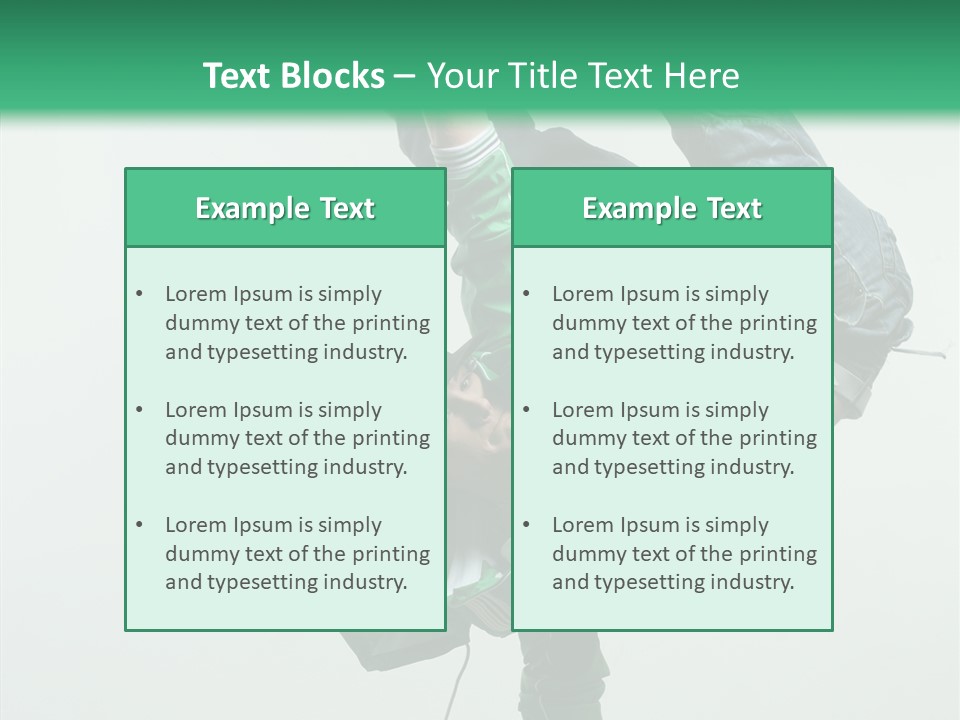 Agility Breakdance Fashion PowerPoint Template