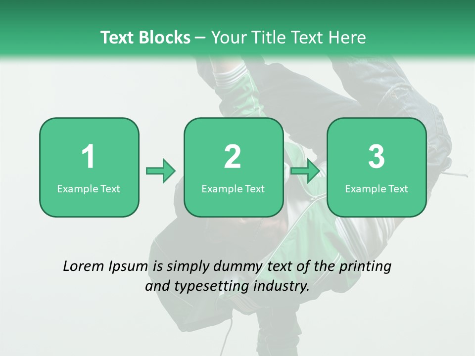 Agility Breakdance Fashion PowerPoint Template