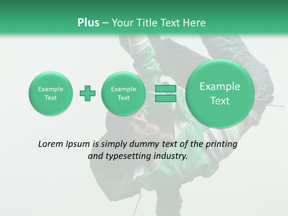 Agility Breakdance Fashion PowerPoint Template