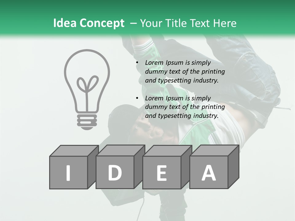 Agility Breakdance Fashion PowerPoint Template