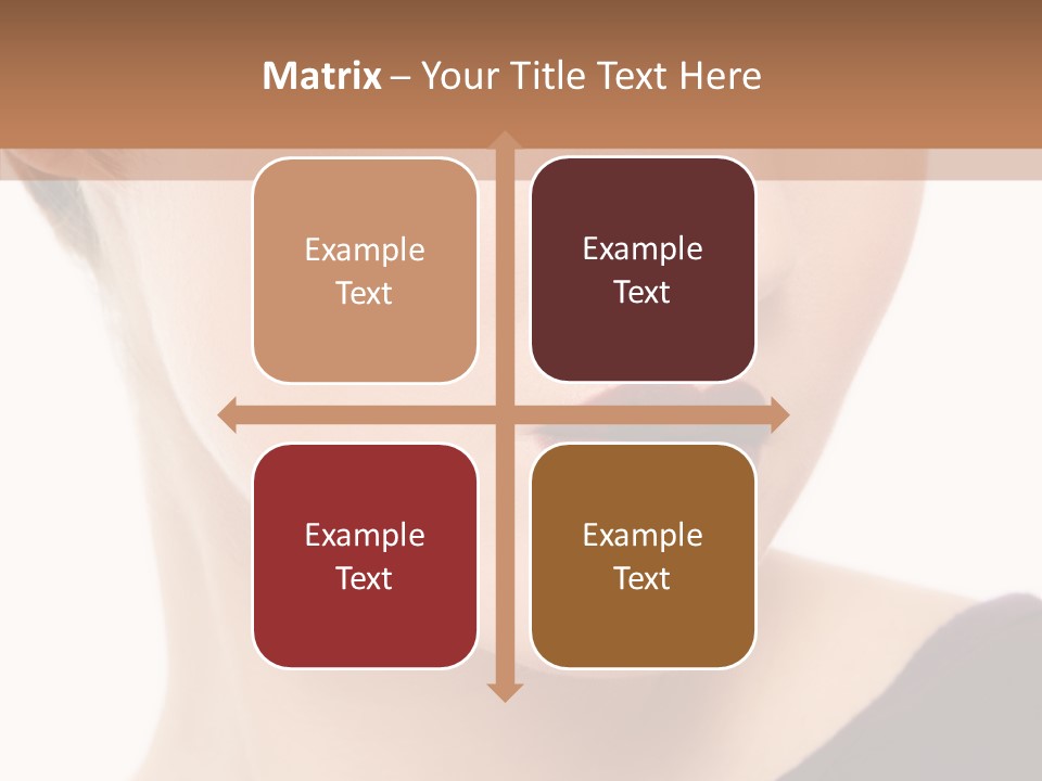 Woman Look Beautiful PowerPoint Template