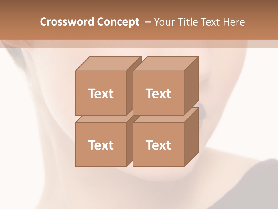 Woman Look Beautiful PowerPoint Template