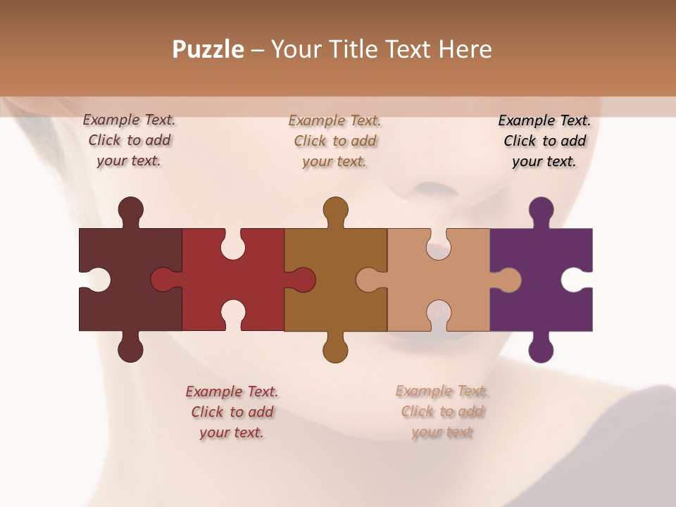 Woman Look Beautiful PowerPoint Template