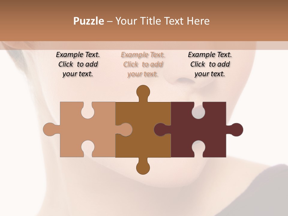 Woman Look Beautiful PowerPoint Template