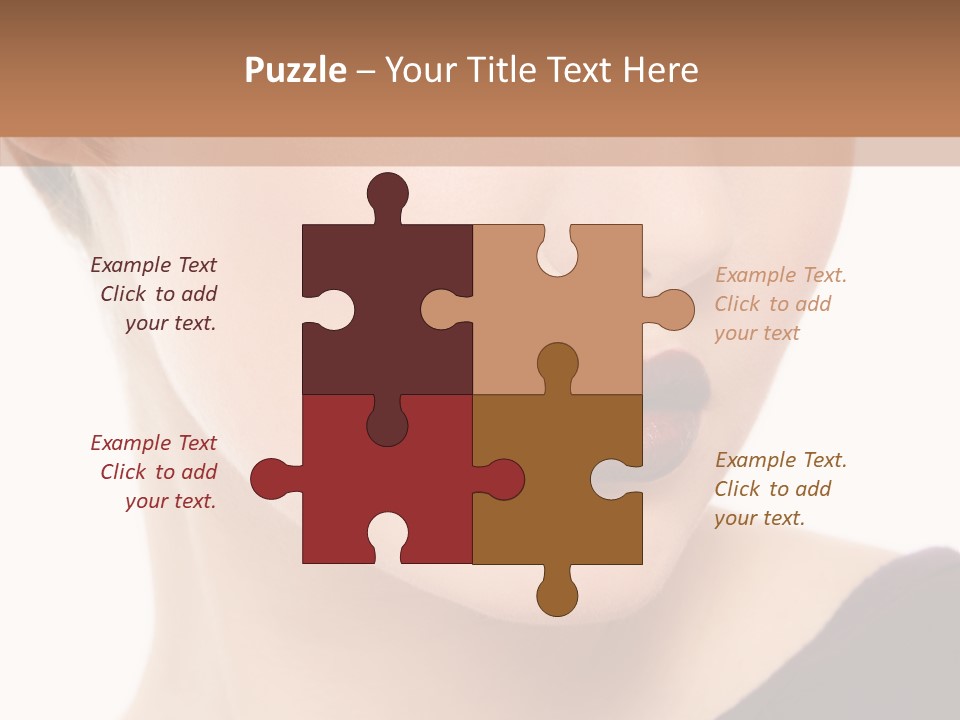 Woman Look Beautiful PowerPoint Template