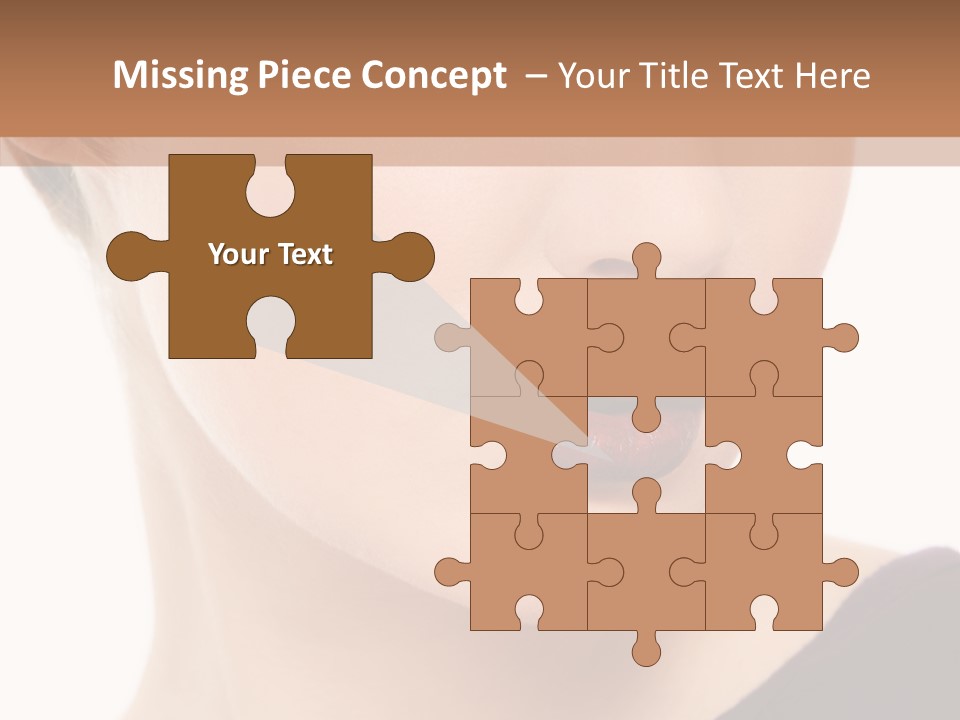 Woman Look Beautiful PowerPoint Template