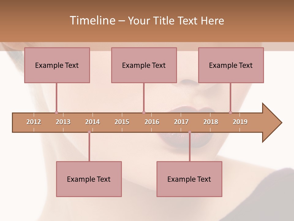 Woman Look Beautiful PowerPoint Template