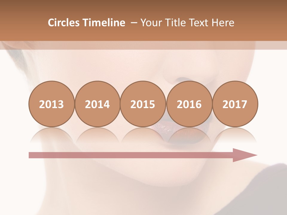 Woman Look Beautiful PowerPoint Template