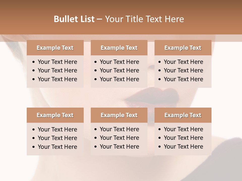 Woman Look Beautiful PowerPoint Template