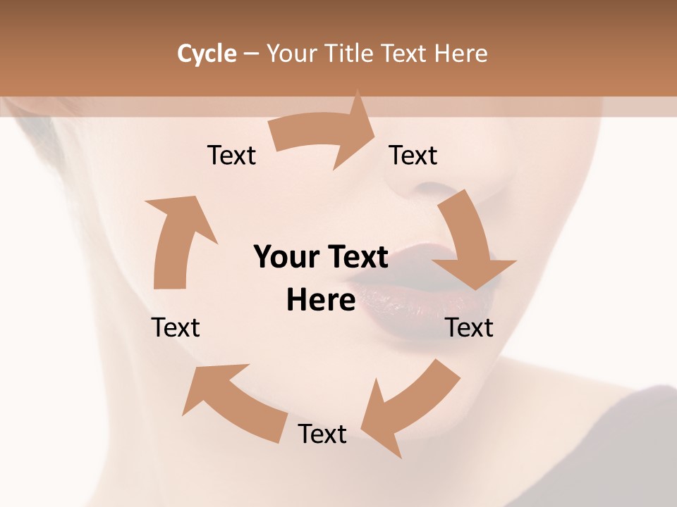 Woman Look Beautiful PowerPoint Template