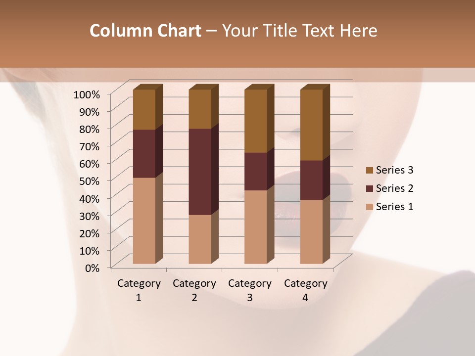 Woman Look Beautiful PowerPoint Template