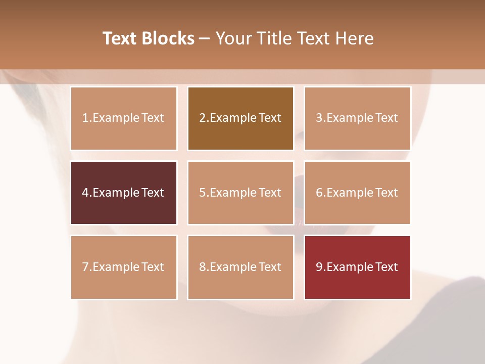 Woman Look Beautiful PowerPoint Template