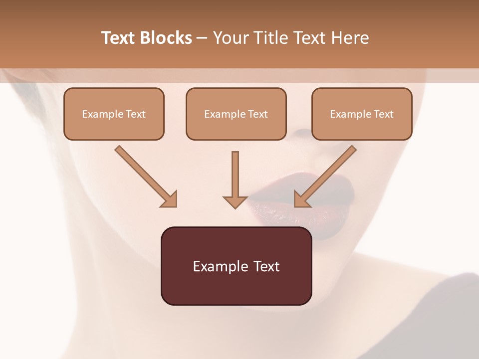 Woman Look Beautiful PowerPoint Template