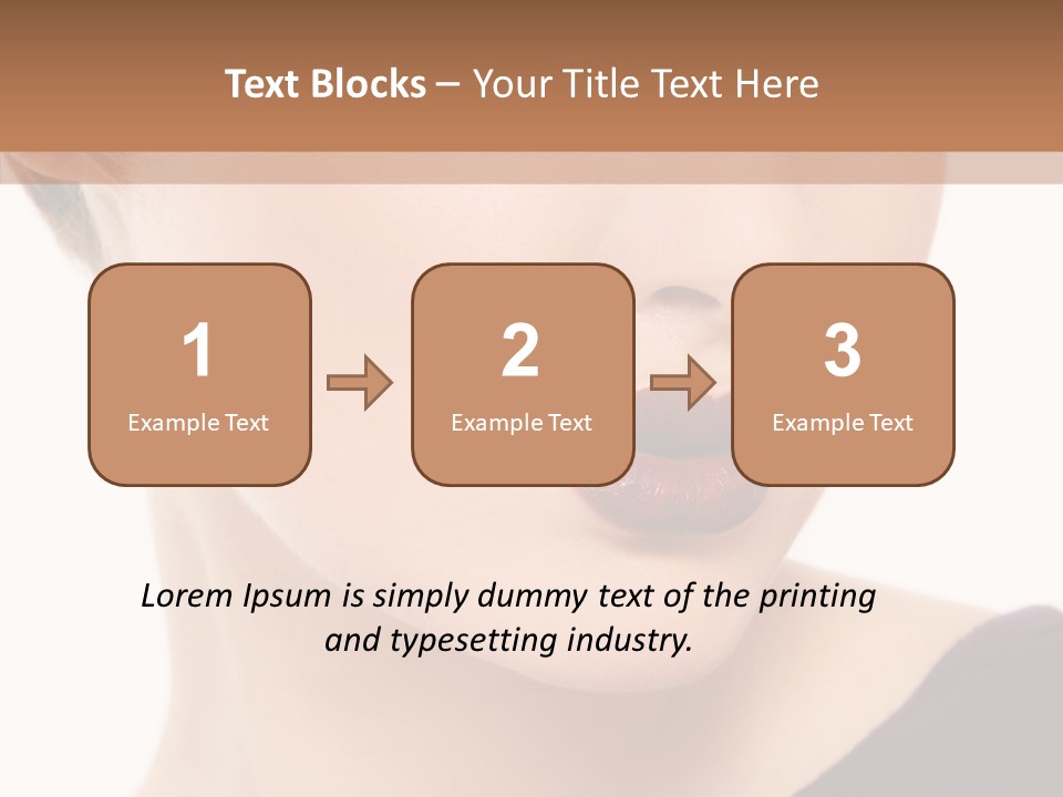 Woman Look Beautiful PowerPoint Template