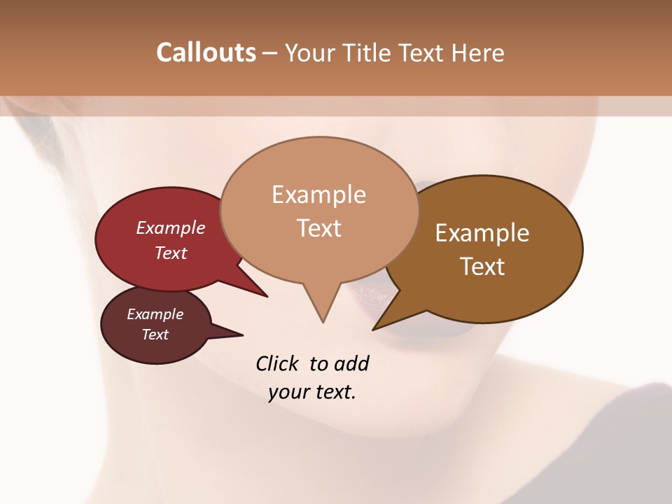 Woman Look Beautiful PowerPoint Template