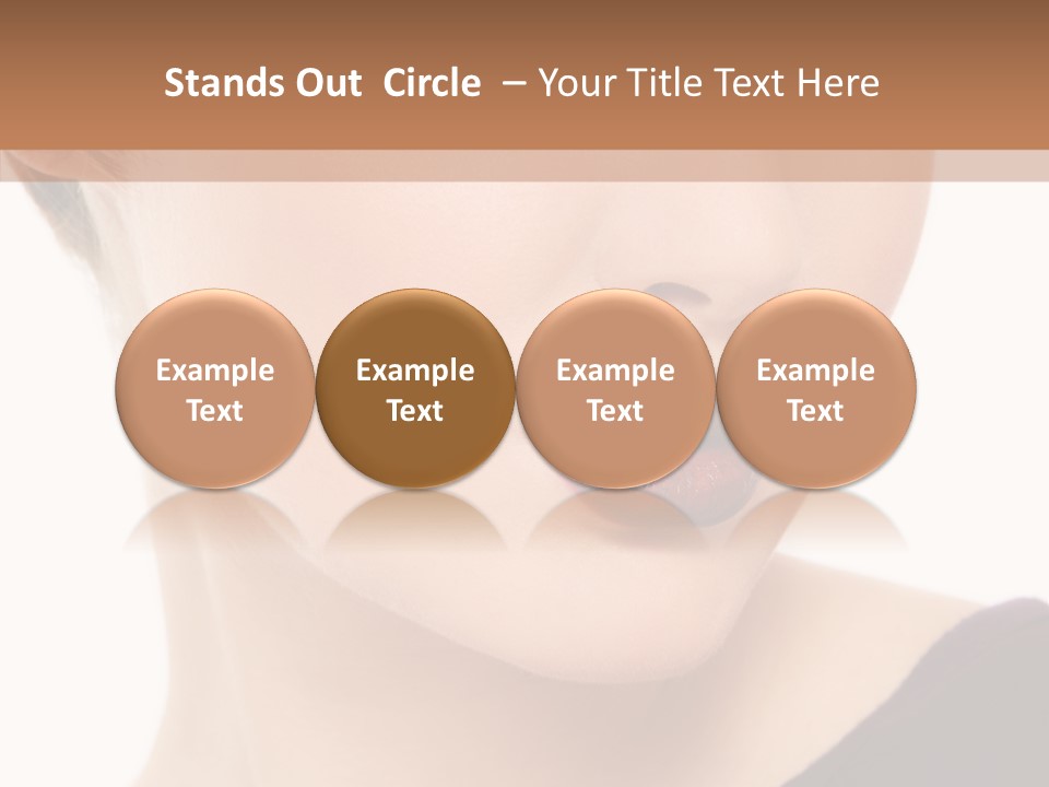 Woman Look Beautiful PowerPoint Template