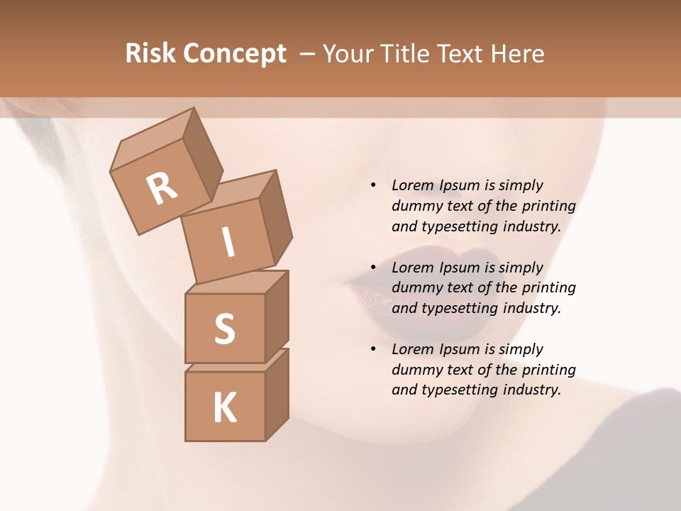 Woman Look Beautiful PowerPoint Template