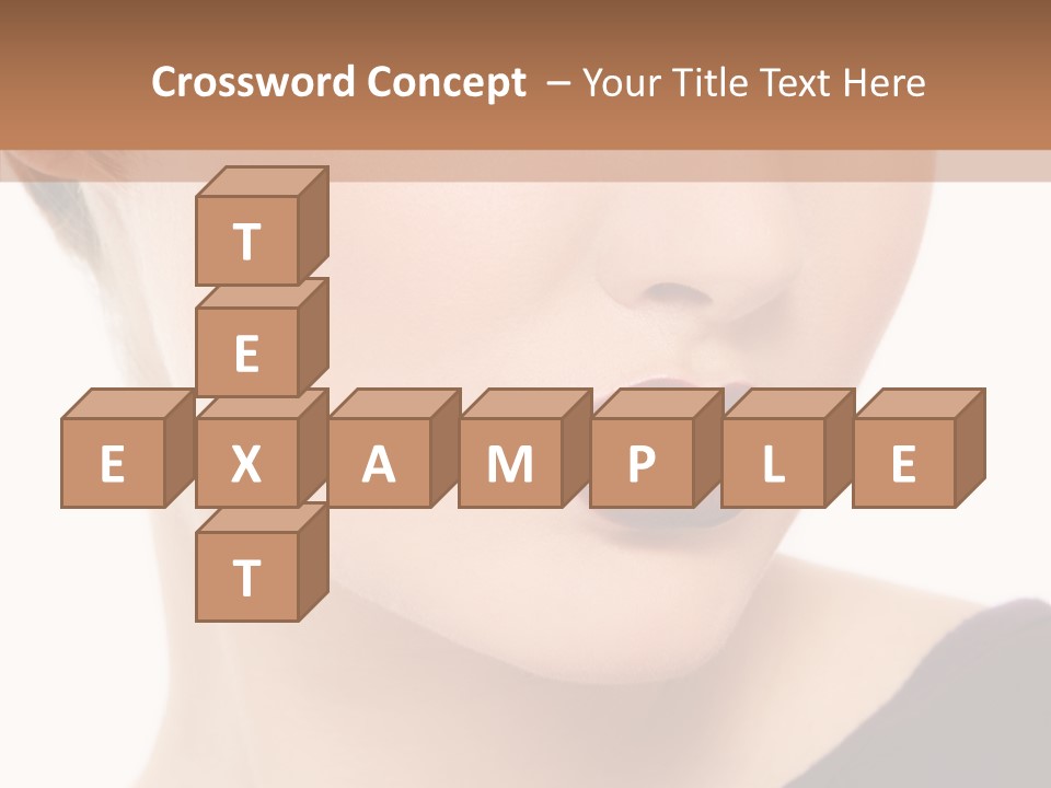 Woman Look Beautiful PowerPoint Template