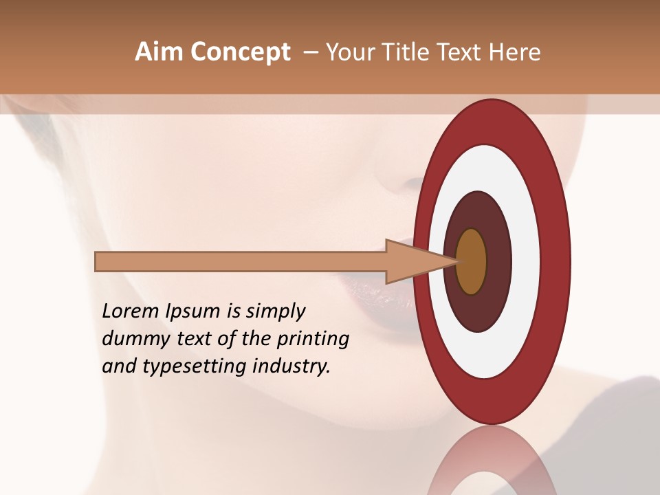 Woman Look Beautiful PowerPoint Template