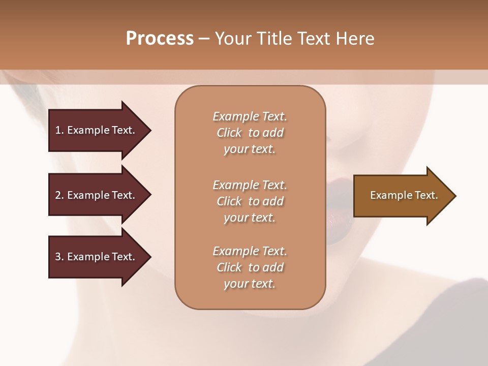 Woman Look Beautiful PowerPoint Template
