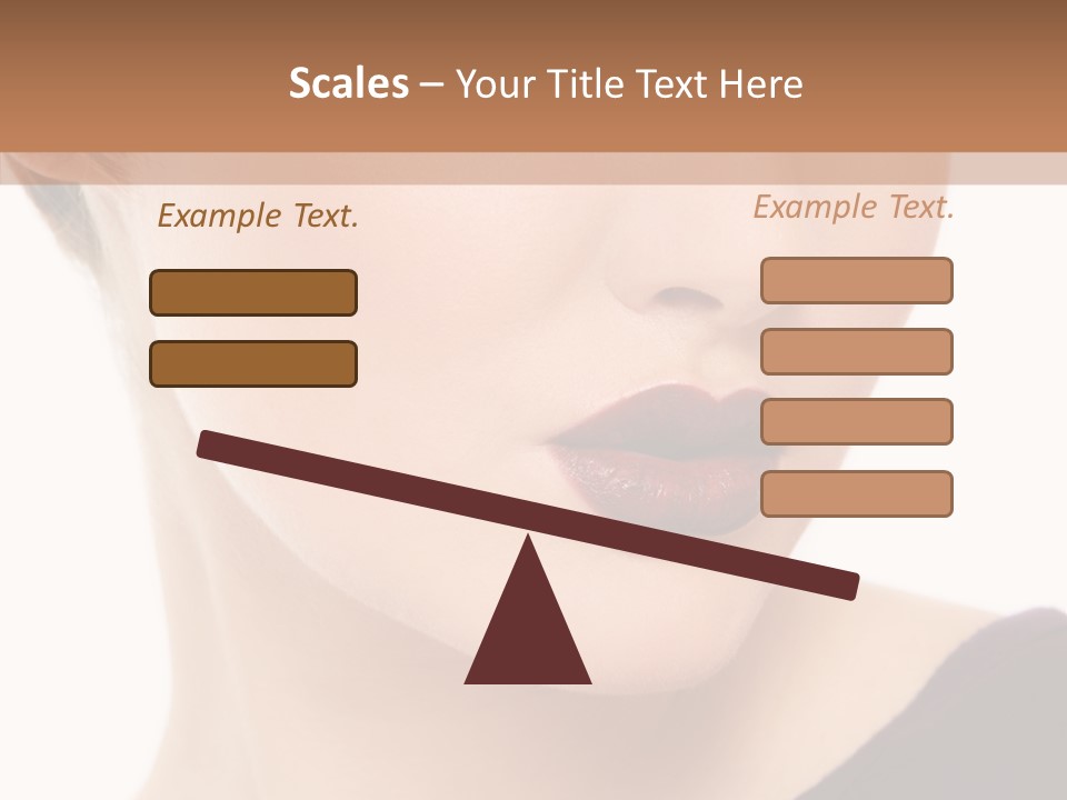 Woman Look Beautiful PowerPoint Template