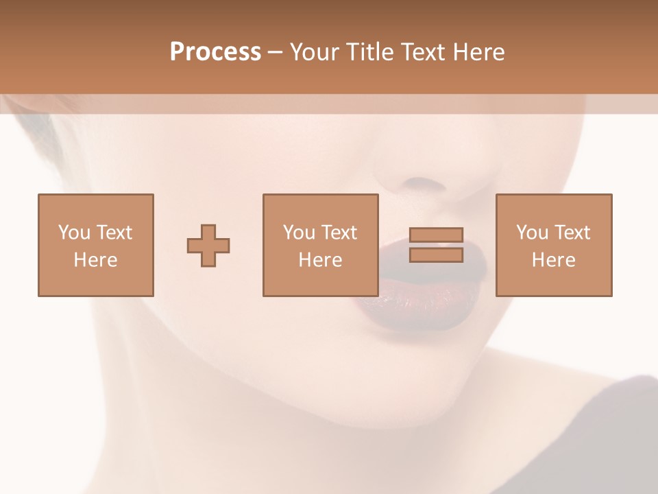 Woman Look Beautiful PowerPoint Template