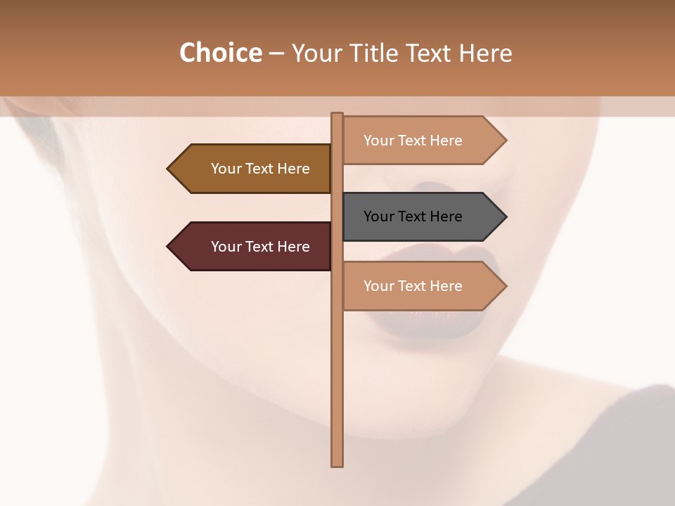 Woman Look Beautiful PowerPoint Template