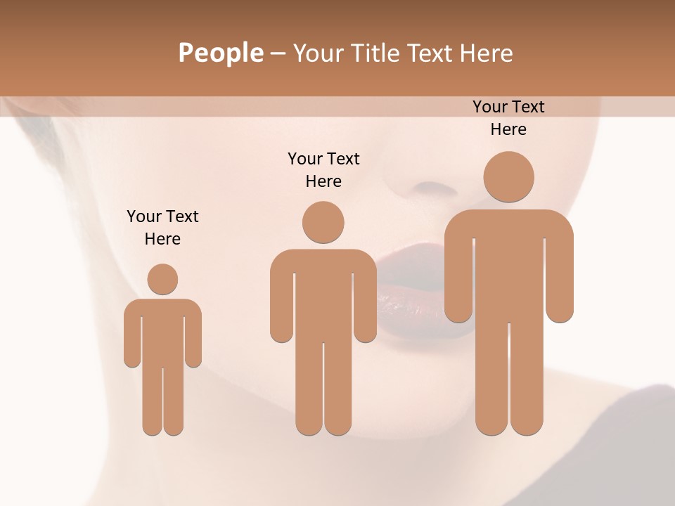 Woman Look Beautiful PowerPoint Template