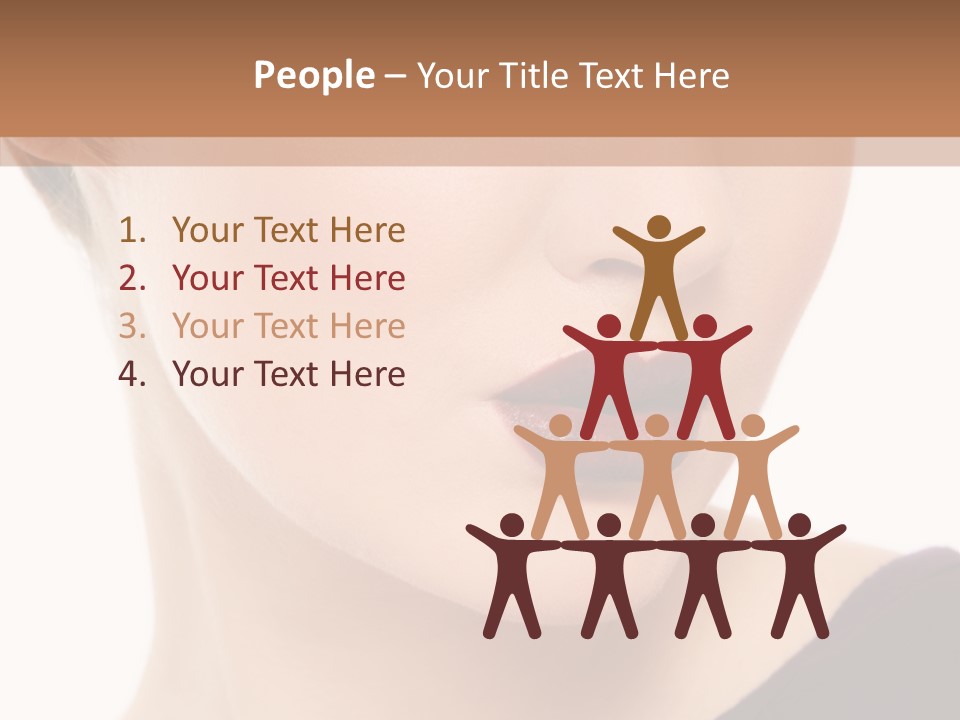 Woman Look Beautiful PowerPoint Template