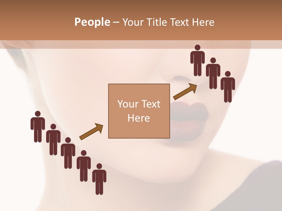 Woman Look Beautiful PowerPoint Template