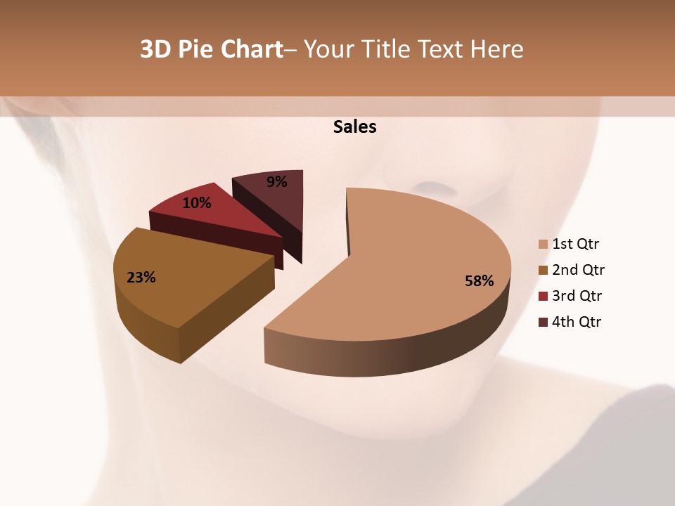 Woman Look Beautiful PowerPoint Template