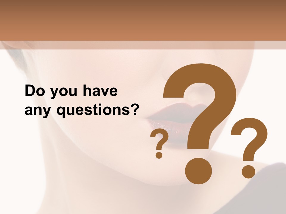 Woman Look Beautiful PowerPoint Template