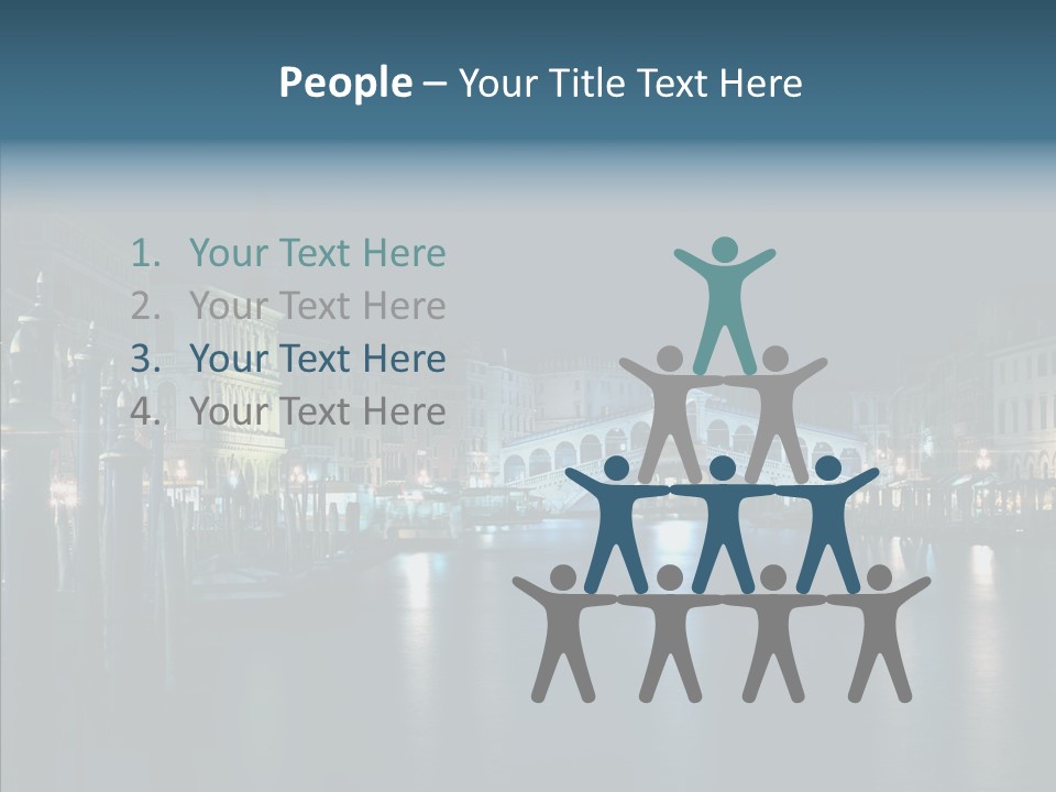 Chair Teamwork Humor PowerPoint Template