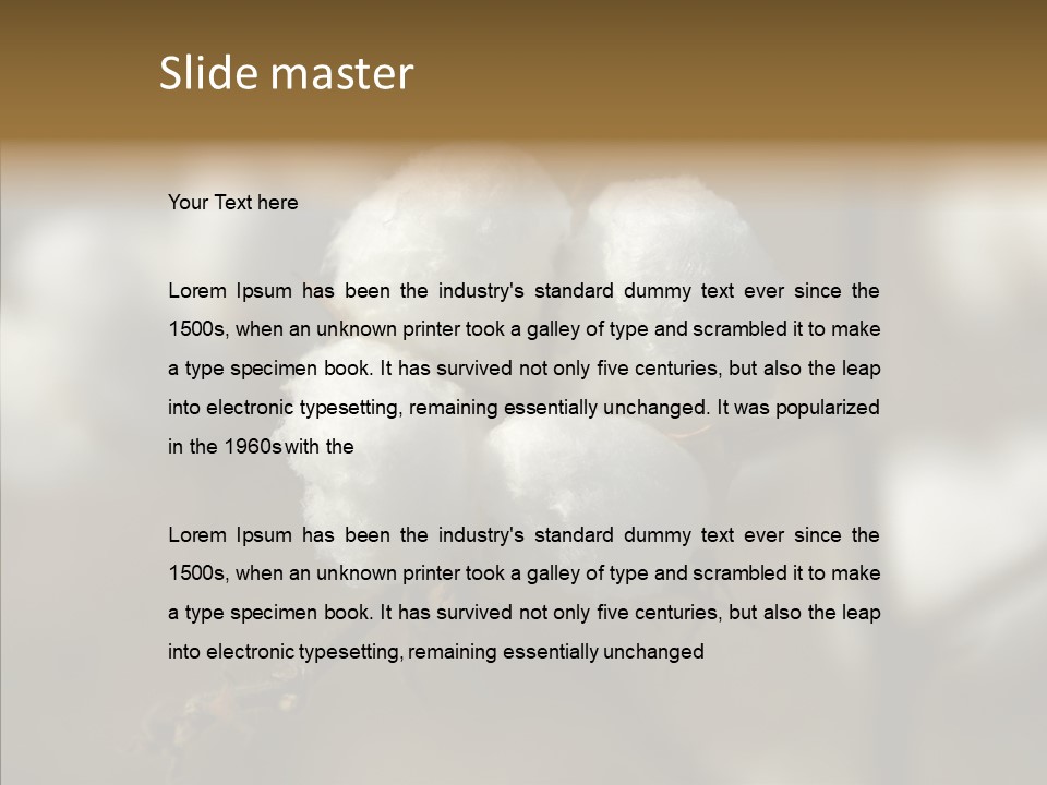 Fluffy Agriculture Bud PowerPoint Template