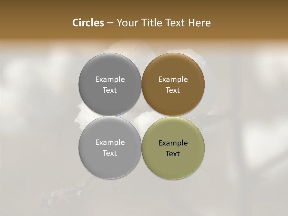 Fluffy Agriculture Bud PowerPoint Template