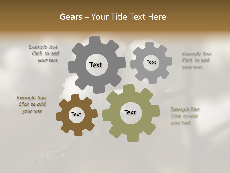 Fluffy Agriculture Bud PowerPoint Template