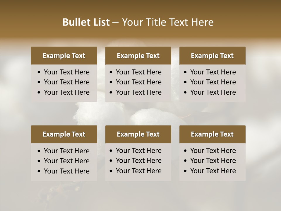 Fluffy Agriculture Bud PowerPoint Template