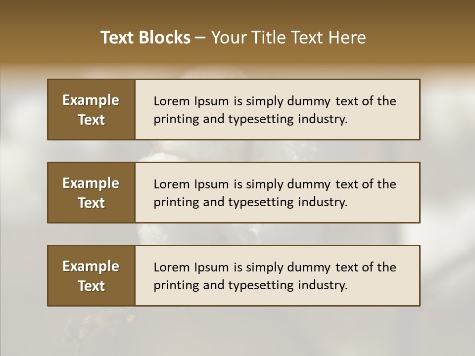 Fluffy Agriculture Bud PowerPoint Template
