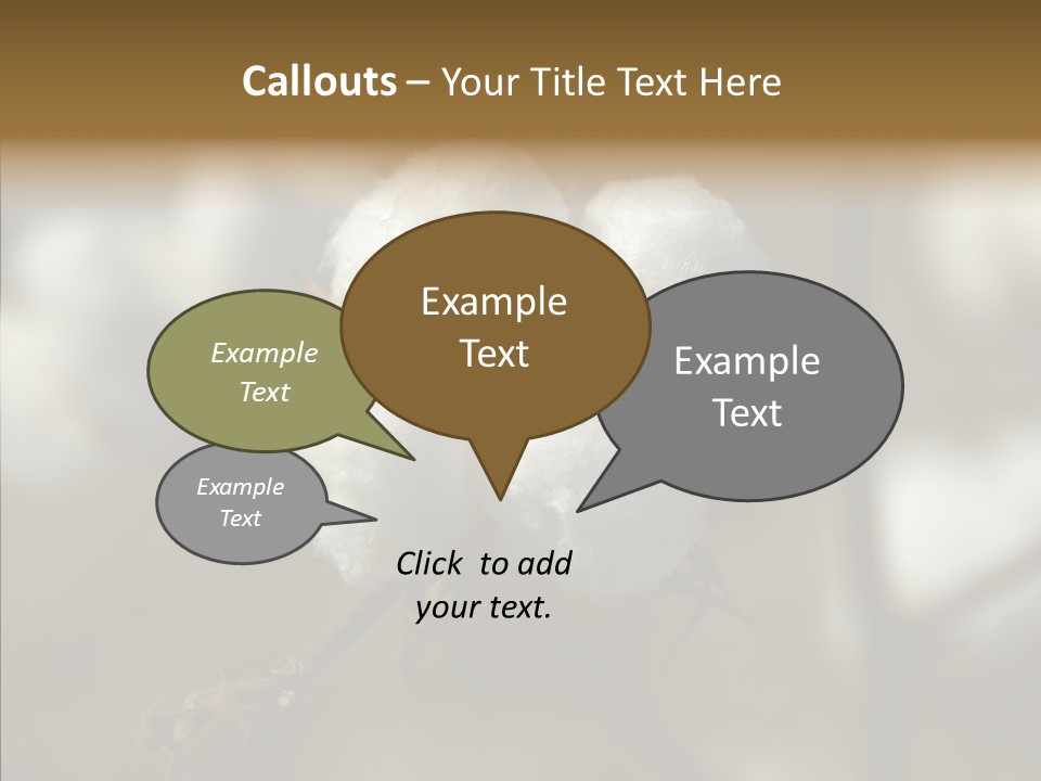 Fluffy Agriculture Bud PowerPoint Template