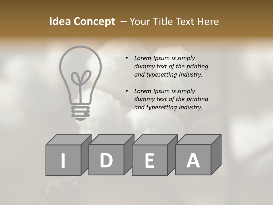 Fluffy Agriculture Bud PowerPoint Template