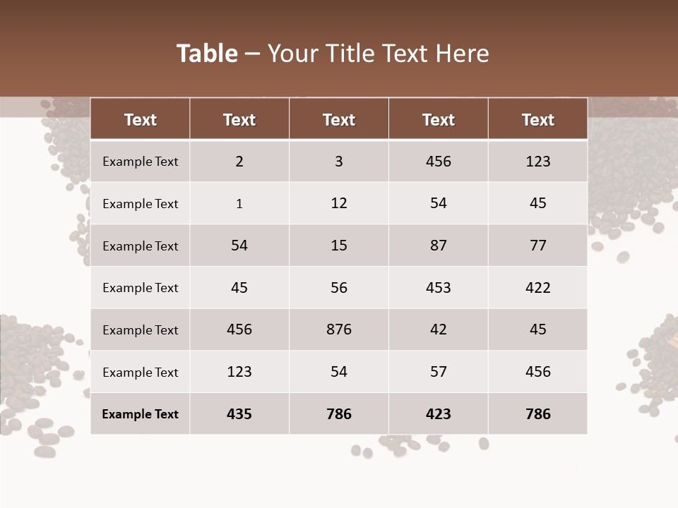 Heap Yield Bean PowerPoint Template