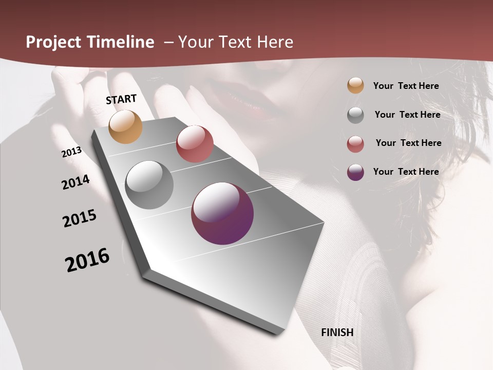 Young Elegance Glamorous PowerPoint Template