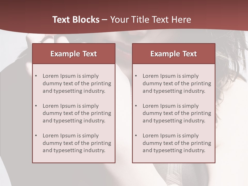 Young Elegance Glamorous PowerPoint Template