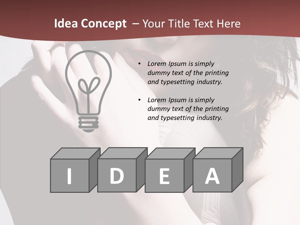 Young Elegance Glamorous PowerPoint Template