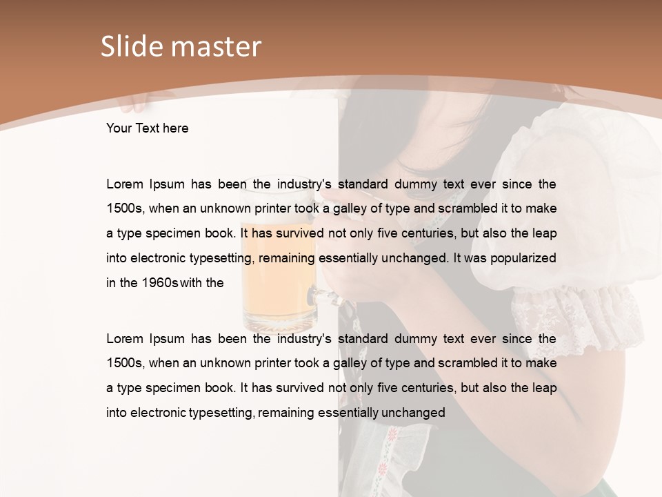 German Beautiful Cute PowerPoint Template