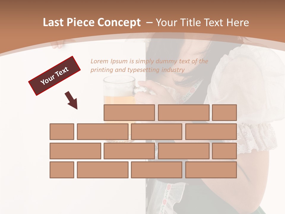 German Beautiful Cute PowerPoint Template