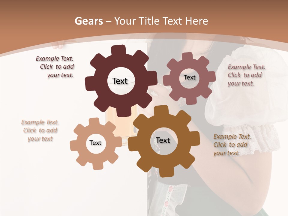 German Beautiful Cute PowerPoint Template